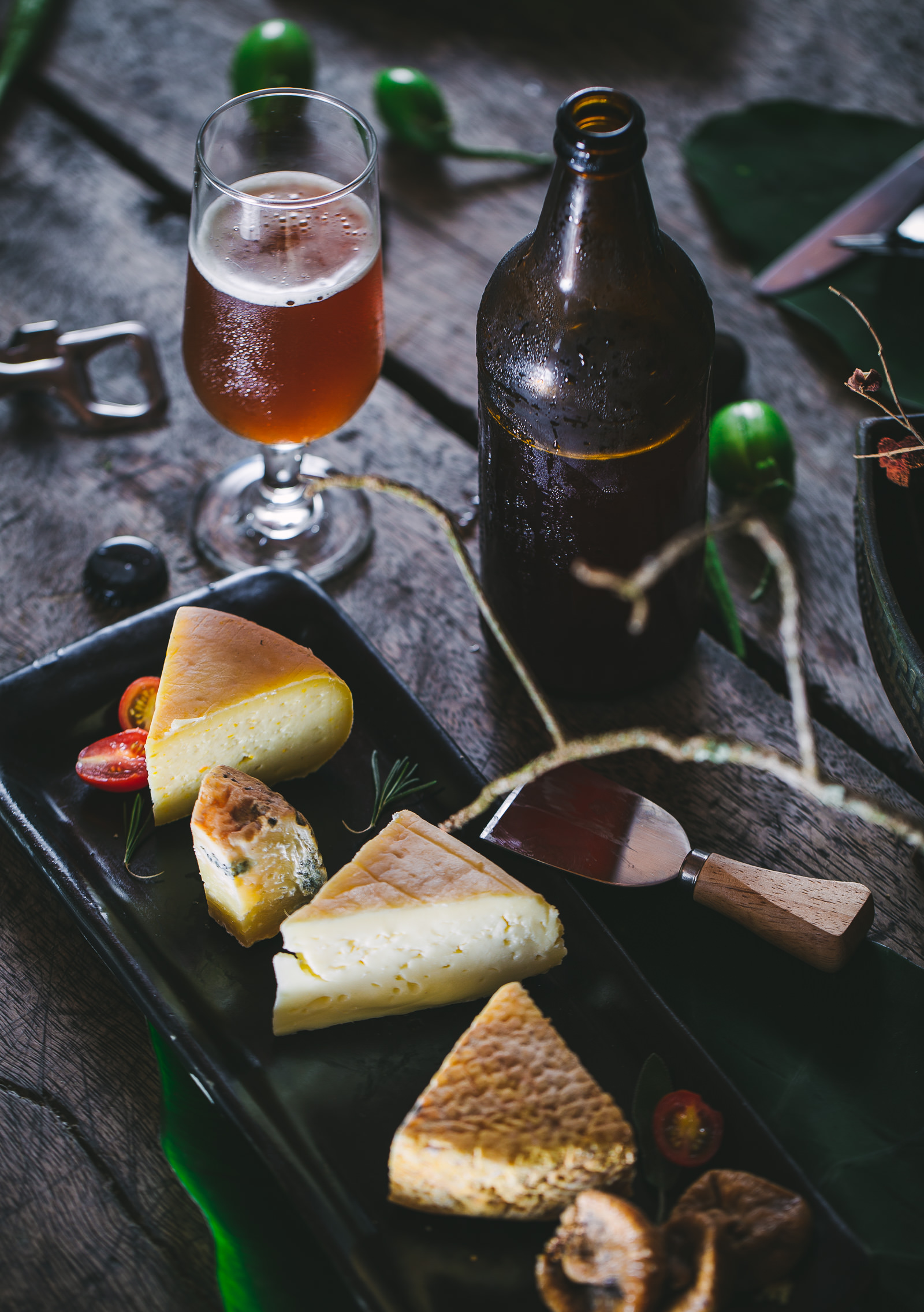 Cerveja Zuleika e queijos da Fazenda Furna
