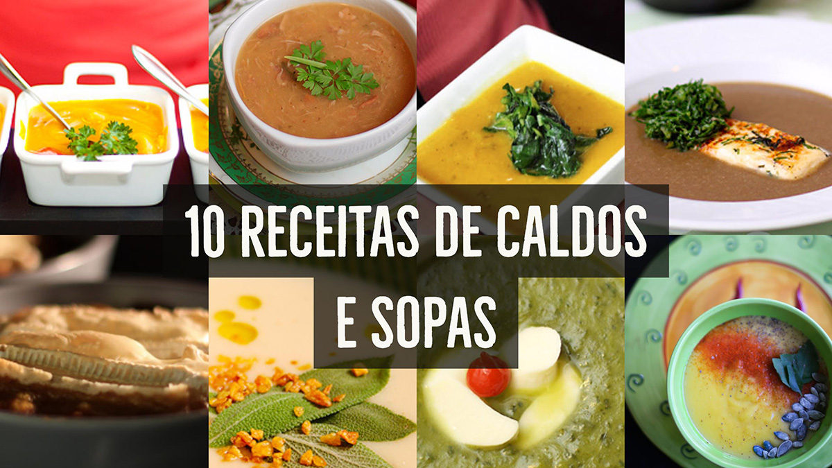 receitas de caldos e sopas