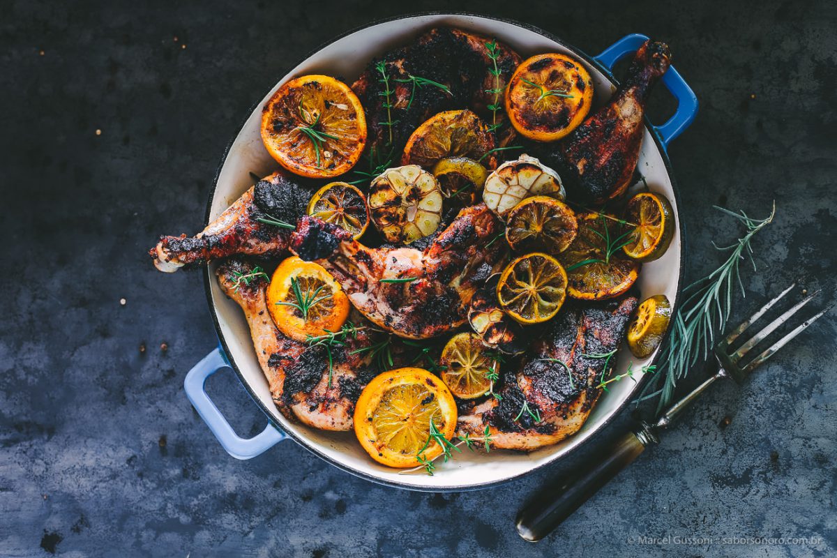 receita frango assado